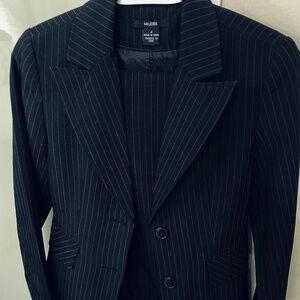 Pinstripe Blazer and pant suit